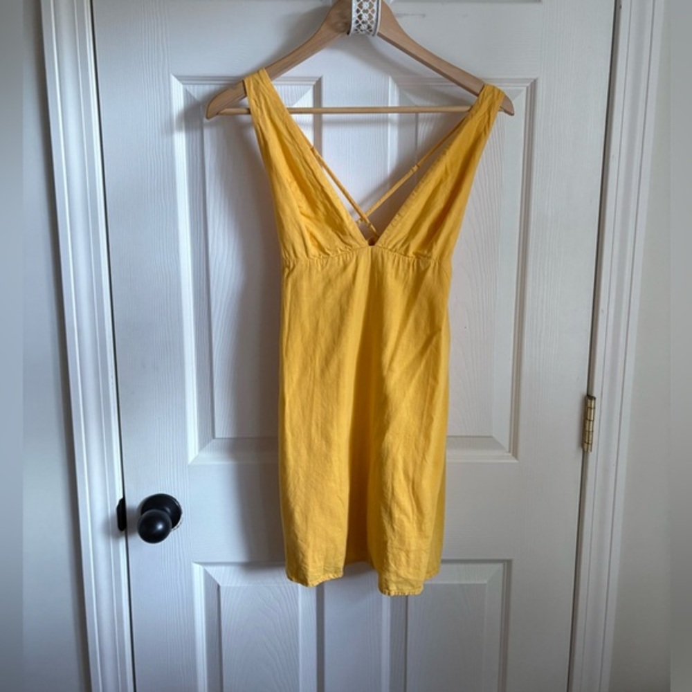 Yellow Sleeveless Dress